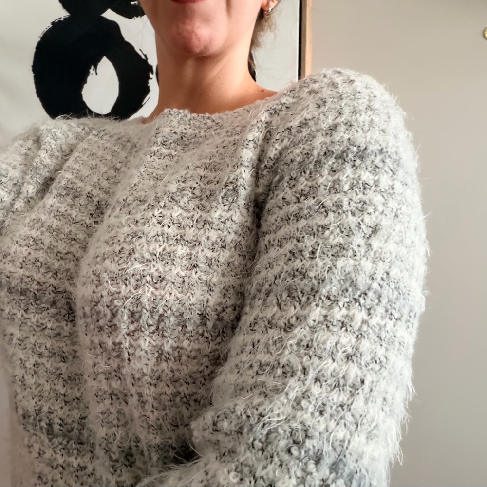LOFT Oversized Textured Knit Sweater - Picture 7 of 7